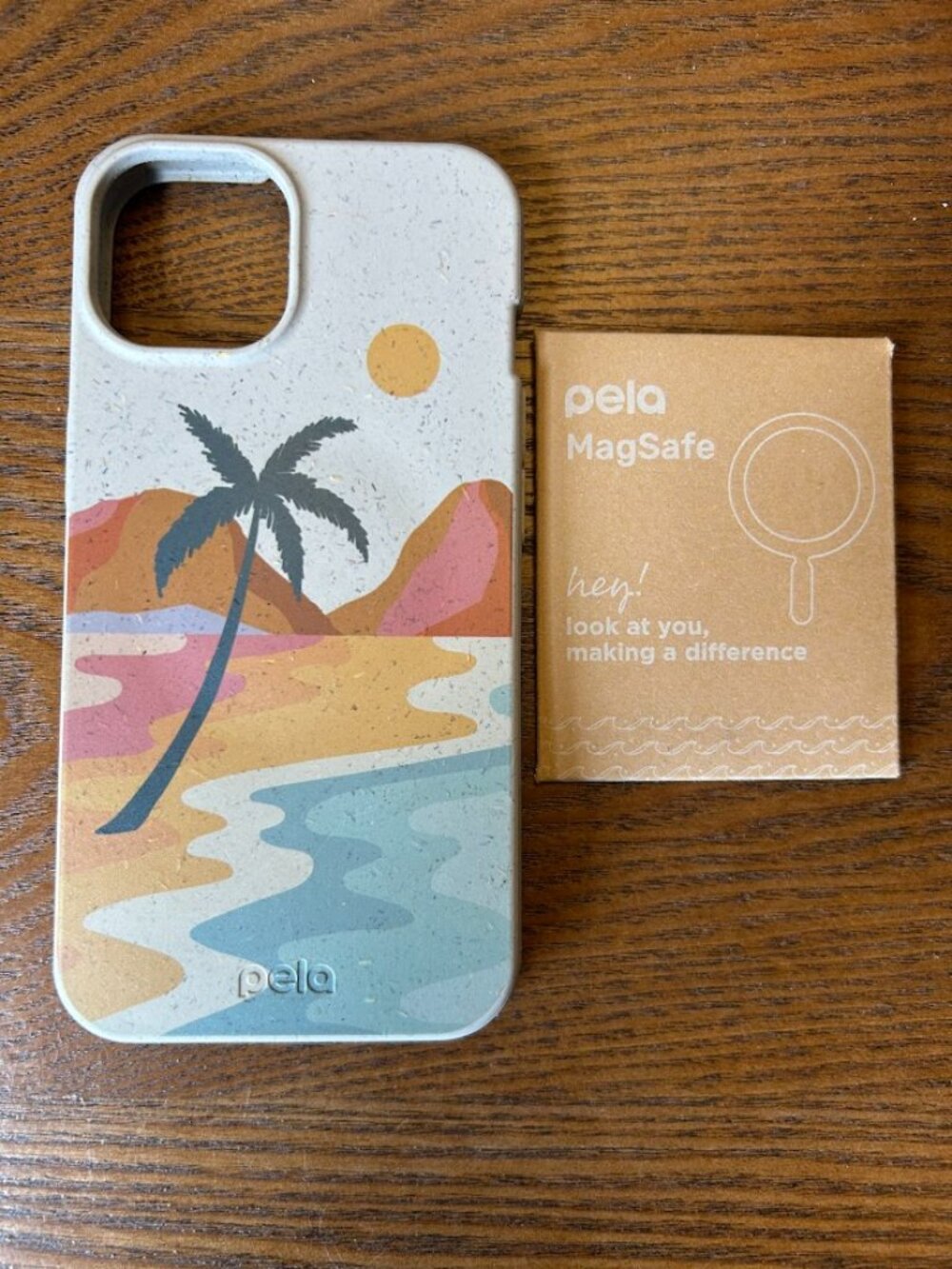 Pela iPhone 14 case + NEW MagSafe Module - London Fog Sunny Day